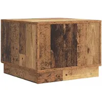 vidaXL Salontafel Oud hout 49 x 50 x 37 cm Bewerkt hout