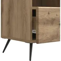 vidaXL TV Kast 102 x 34,5 x 50 cm Artisanaal eiken Bewerkt hout