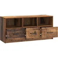 vidaXL TV Kast met lade Oud hout 102 x 34,5 x 47 cm Bewerkt hout