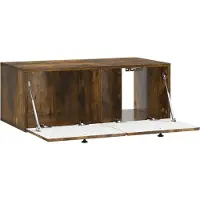 vidaXL Wandmontage TV-kast 78,5 x 41 x 30 cm Gerookt eiken