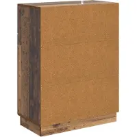 vidaXL Dressoir met lade Oud hout 66 x 34,5 x 87 cm Bewerkt hout