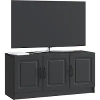 vidaXL TV Kast Zwart 99 x 34,5 x 47 cm Bewerkt hout