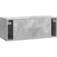 vidaXL Wandmontage TV-kast Betongrijs 78,5 x 31 x 30 cm Bewerkt hout