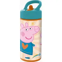 Pipsa Possu Peppa Pig drinkfles - waterfles - oranje - 400 ml