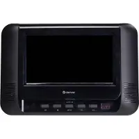 Denver MTW-793 Draagbare DVD-speler 17.78 cm 7 inch Energielabel: D (A - G) Werkt op een accu, Incl. 12 V auto-aansluitkabel, Incl. tweede beeldscherm Zwart