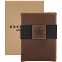 Hide & Stitches Japura Creditcard etui - Cognac - 100% Leer