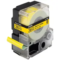 Epson LC-7YBP9 tape zwart op pastel geel 36 mm (origineel)