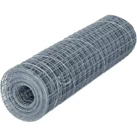 Windhager gegalvaniseerd draadgaas, volièregaas voor konijnen, cavia's of kippen, draadgaas, 5 x 0,5 m, maaswijdte 12,7 mm