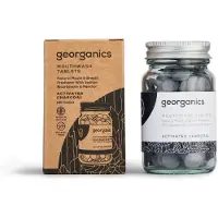 Georganics Mouthwash tablets activated charcoal 180 tabletten