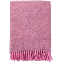 Klippan Yllefabrik Gotland Plaid 130x200 Cm Roze - Plaids & dekens Lamswol Pink - 2085.07