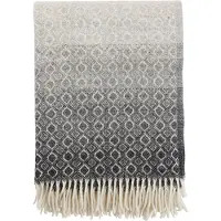 Klippan Yllefabrik Havanna wollen plaid naturel