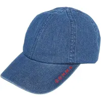 Comma Pet blauw denim / rood