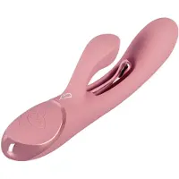 Beau Coeur Avenor - vibrator met tong en clitorisstimulator voor de G-spot (roze)