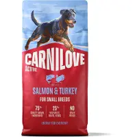 Carnilove Active Dog Dry Made with Salmon & Turkey for Adult Small Breeds 12 kg