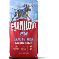 Carnilove Actieve Zalm En Kalkoen Grote Rassen Junior Hondenvoer 12kg
