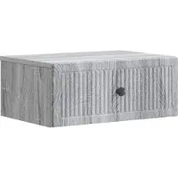 vidaXL Nachtkastje Grijs sonoma 49 x 34,5 x 20 cm Bewerkt hout