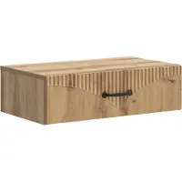 vidaXL Wandgemonteerde Zijtafel 59 x 34,5 x 17 cm Bewerkt hout
