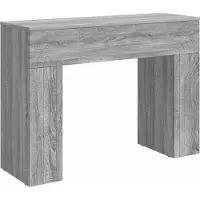 vidaXL Salontafel Grijs sonoma 102 x 35 x 75 cm Bewerkt hout