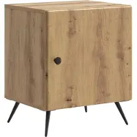 vidaXL Nachtkastje 2 st Artisanaal eiken 43 x 34,5 x 50 cm