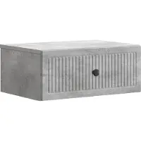 vidaXL Nachtkastje 2 st Betongrijs 49 x 34,5 x 20 cm Bewerkt hout