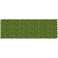 vidaXL Balkonscherm met bladeren Groen en Geel 300 x 100 cm