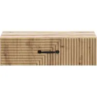 vidaXL Wandgemonteerde bijzettafel, 59 x 34,5 x 17 cm, houtvezel