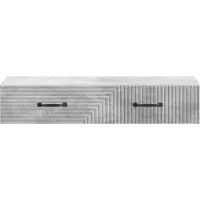 vidaXL Wandgemonteerde Zijtafel 87,5 x 34,5 x 17 cm Bewerkt hout