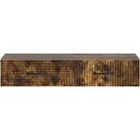 vidaXL Wandgemonteerde bijzettafel, 87,5 x 34,5 x 17 cm, houtvezel