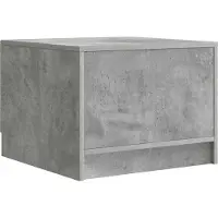 vidaXL Salontafel Betongrijs 49 x 50 x 37 cm Bewerkt hout