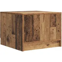 vidaXL Salontafel Oud hout 49 x 50 x 37 cm Bewerkt hout