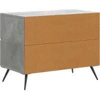 vidaXL Nachtkastje Betongrijs 62 x 34,5 x 47,5 cm Bewerkt hout