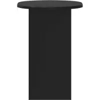 vidaXL Bijzettafel Zwart 50 x 39,5 x 55 cm Bewerkt hout