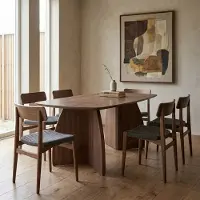 Giga Meubel Eettafel Savanah Walnoot Deens Ovaal 240cm