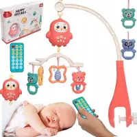 Malplay - Muzikale Wiegmobiel - Remote Control - LED Lichten - 100 Melodieën