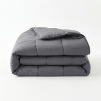 Royal Textile Lazy Dekbed zonder overtrek excl. kussensloop - Percale Katoen - Antraciet - 140x220