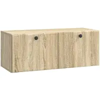 vidaXL Wandmontage TV-kast 78,5 x 31 x 30 cm Sonoma Eiken Bewerkt hout
