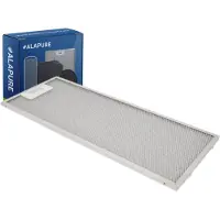 Alapure metalen filter, geschikt voor Inventum 40600900029, afmetingen 200x496x9 mm