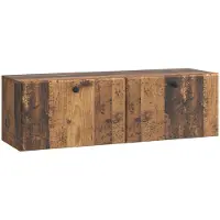 vidaXL Wandmontage TV-kast 98 x 31 x 30 cm Oud hout Bewerkt hout