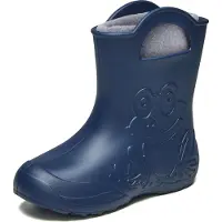 Ladeheid LA-CA-FrogWinter Kinder Regenlaarzen - Rubber - met Binnenschoen - EVA - Wasbare Binnenschoen