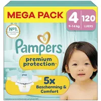Pampers - Premium Protection - Maat 4 - Mega Pack - 120 luiers - 9/14KG