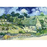 Bluebird Puzzle legpuzzel Vincent Van Gogh - Thatched Cottages at Cordeville 1000 stukjes.