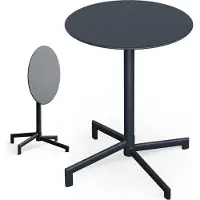 Blumfeldt weerbestendige tuintafel & campingtafel - stabiele, roestvrije bistro eettafel voor binnen & buiten, duurzaam design voor feesten, bruiloften & als praktische statafel