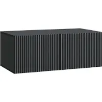 vidaXL Wandmontage TV-kast Zwart 78,5 x 41 x 30 cm Bewerkt hout