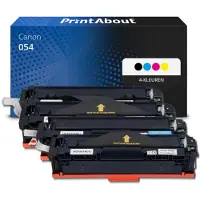 PrintAbout Toner 054 4-kleuren Multipack geschikt voor Canon