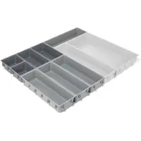 Joseph Joseph Lade Organizer Blox Drawer Organiser Set Light Stone (10-Delig)