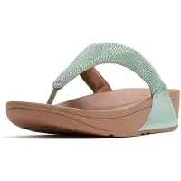 FitFlop Lulu dames teenslipper mint met glitters en sierstenen