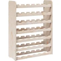 vidaXL Wijnrek 67,5x25x87 cm massief grenenhout