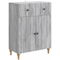 vidaXL Dressoir Grijs sonoma 66 x 34,5 x 90 cm Bewerkt hout