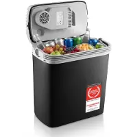 TZS First Austria Elektrische Koelbox - 19L - 12V en 230 volt - Frigobox - Koelen en Verwarmen - Zwart