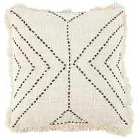 Bazar Bizar Tribal Kussenhoes | katoen beige 50x10x50 cm kussenhoezen | NADUVI